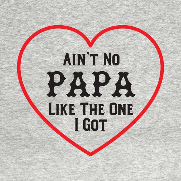 Ain't No Papa Like The On I Got - Father's Day Saying by CoastalDesignStudios